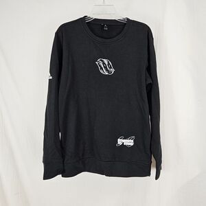 Adidas Black Size Small Crewneck Sweatshirt Strength To Stand Pullover